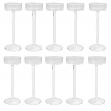 10x Crystal Glass Long Stand Candle Holder Table Centrepiece Votive Candleholder   302764570876